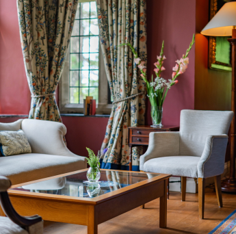 The Lounge interiors at Ardnasidhe Country House